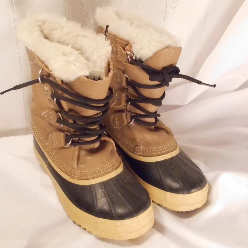 Dog Chewed Sorel Boots Warm and Dry and Comfy